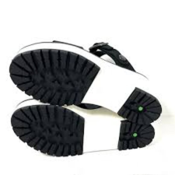 Timberland Wedge Sandals Slides Leather Sz 40 NWOB - Picture 5 of 12